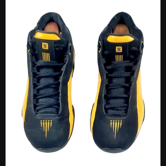 2019 Nike Shox BB4 Black/ University Gold AT7843-002 Training Shoes Size 7.5 - Picture 3 of 5